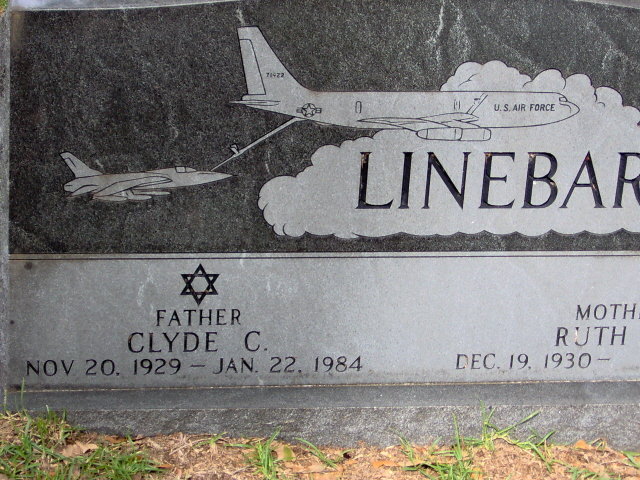 Headstone for Linebar, Clyde C.